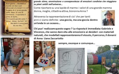 9 _ Grazie GABRIELE Meneguzzi per realizzare sogni inediti arrivo a te e Vincenzo Sponga pensando a mia madre…