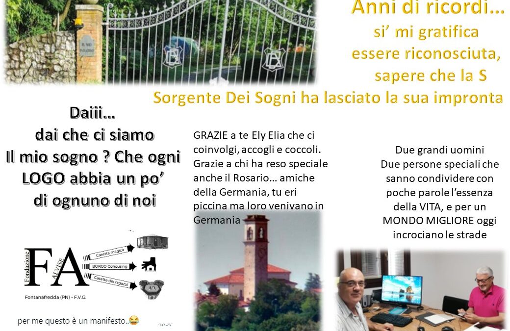 12 _ La forza del ti conosco … colonna portante … dopo 12 anni ancora qui… Rosario… Bozze… e un’affiliazione che ha radici