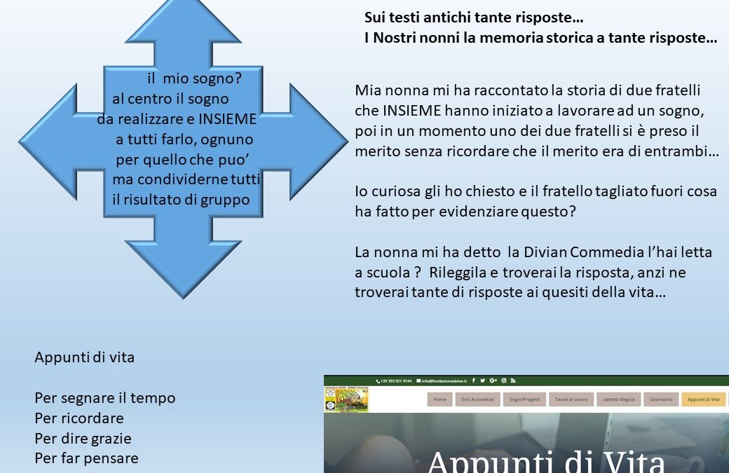 15 _ Due fatelli un lavoro condiviso ma il desiderio di emergere fà perdere di vista il valore della riconoscenza e condivisione