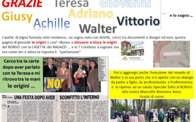 21_ Grazie Teresa, Walter, Giovanni, Giusy e … da un dialogo riprendo documenti e ricordi