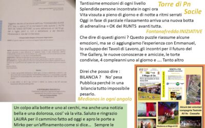 28 _ Giorni intensi: Mago Oz aTorre di Pordenone, Runts, Emmanuel, Compleanni, Volontari Ail, Alpini, Avis, Medianos e …
