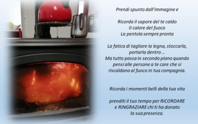 46 _ Gennaio / 19/03 _ Gruppi W.App. _ Quaderno _ Letizia _ 8 Minuti di vita ? ok … decido che valgono _ Caminetto _ Fuoco