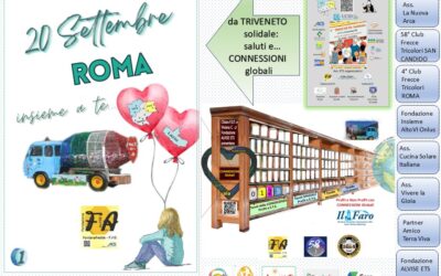 SP / 039 ROMA accoglie la piccola preziosa BETONIERA 20/09/2025 _ Tavoli della CONOSCENZA ”CONNESSIONI Globali” _ Convegno _ 8a meraviglia…