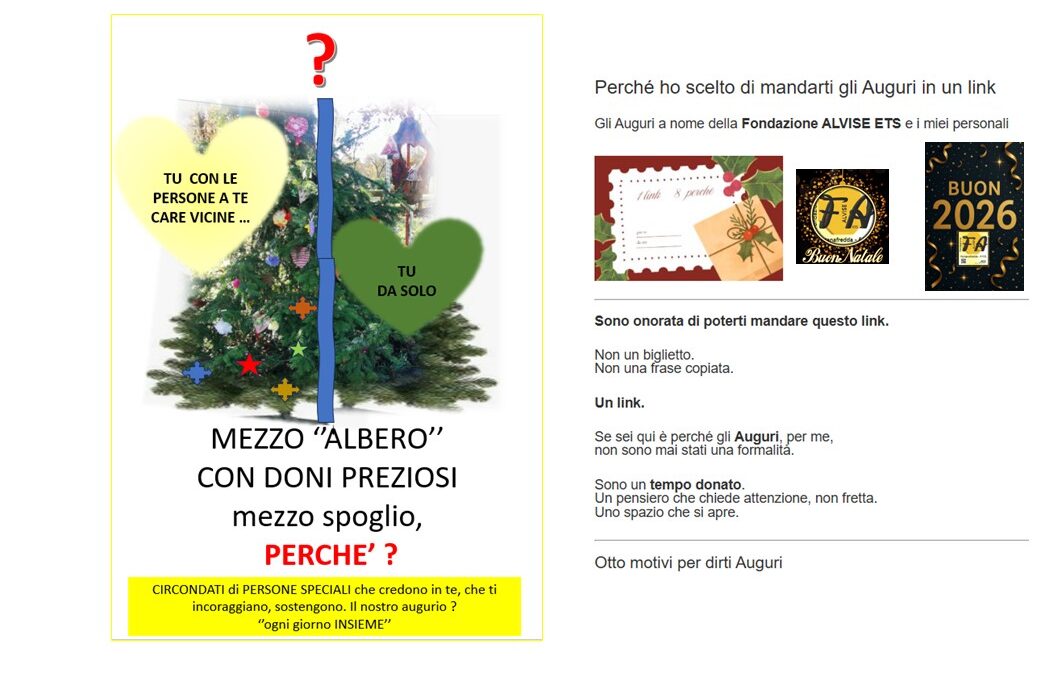 78 _ AUGURI 2025_2026  Sono onorata di mandare gli Auguri in un Link             –    8 motivi per dirti AUGURI  miei personali ed a nome di F.A.